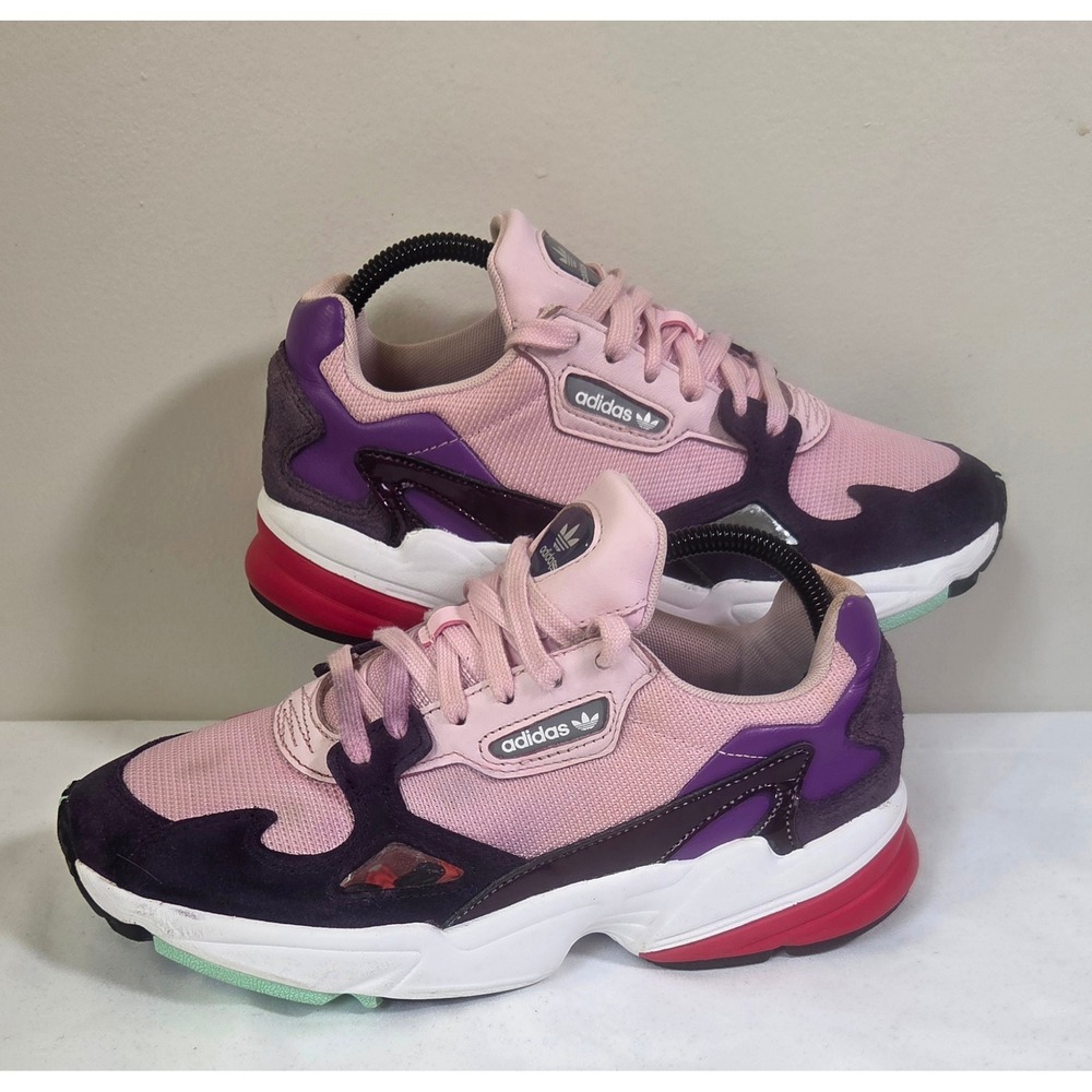 Adidas Falcon Orchid Collegiate Purple Womens Running Shoes BD7825 Size 8.5
